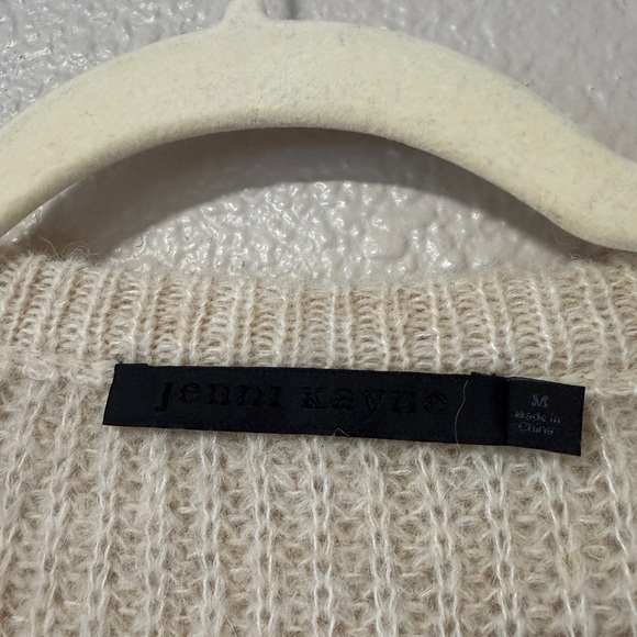 NWOT Jenni Kayne Hayes Cardigan Sand M Neutral Chunky Knit Minimalist - Picture 6 of 9
